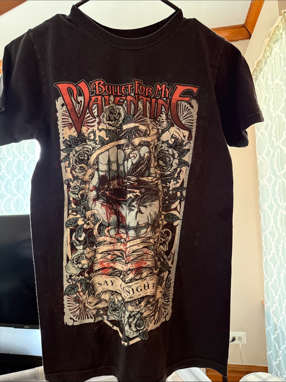 Bullet For My Valentine Black Graphic Band Tee